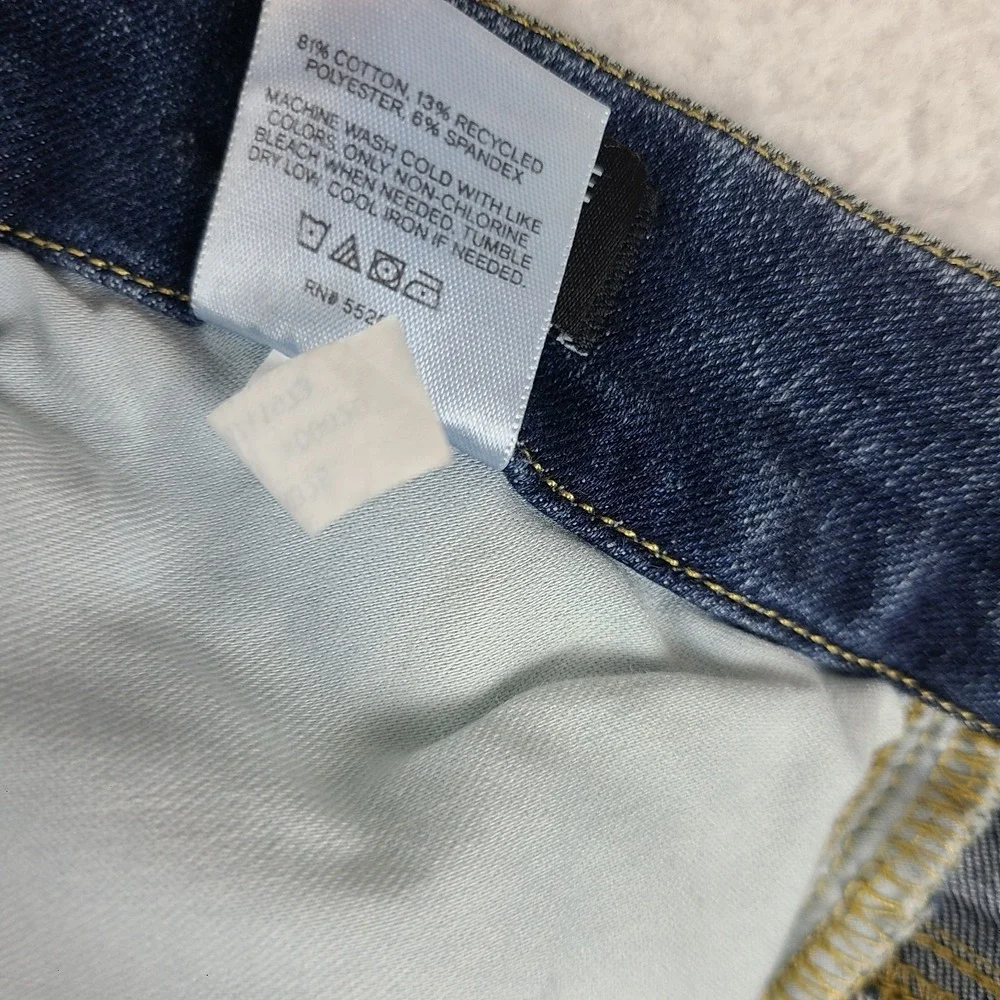 EXPRESS Jeans Womens XL Short 18-22 Straight Ankle High Rise Ultra Hyper Stretch